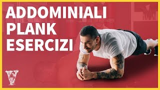 Esercizi addominali: plank e side plank