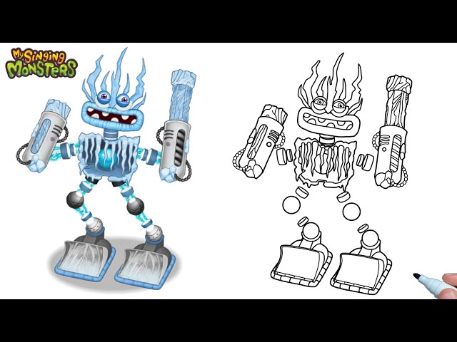 How to draw Epic Wubbox (Earth Island) from My Singing Monsters step by  step 