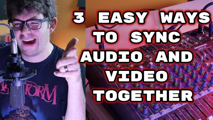 How to Sync Voice With Video