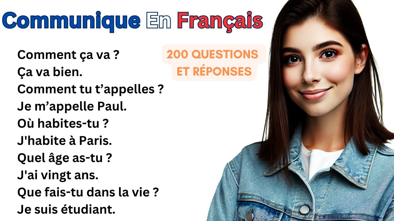 200 вопросов и ответов на французском для уровня A2 | Учись говорить свободно