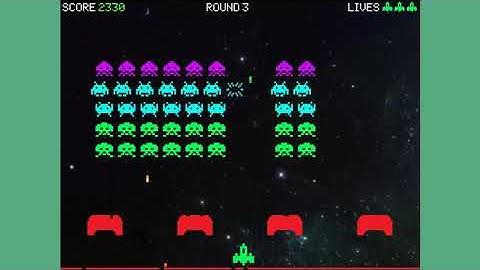Space Invaders clone in python