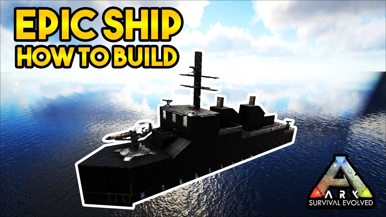 Epic Ship Build! aka The Dodo Devastator! - Ark Survival 