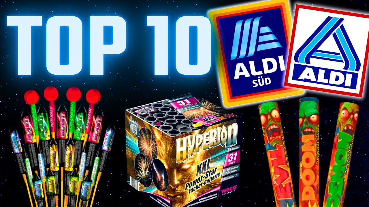 Top 10 BESTES ALDI FEUERWERK🛒🔥