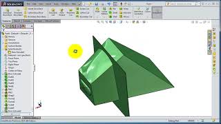 SolidWorks 2014 Tutorial 62  Split Body HD