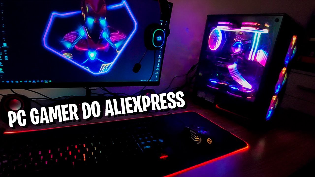 REALIZEI O MEU SONHO DE UM PC GAMER do ALIEXPRESS - YouTube