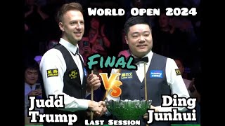 Judd Trump vs Ding Junhui - World Open Snooker 2024 - Final - Last Session Live (Full Match)