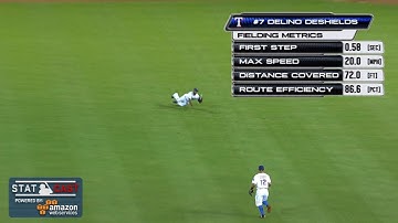 OAK@TEX: DeShields motors at 20 mph for diving catch