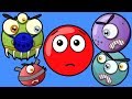 Новый КРАСНЫЙ ШАР #14. 35-37 УРОВНИ. Мультик ИГРА New Red Ball 2