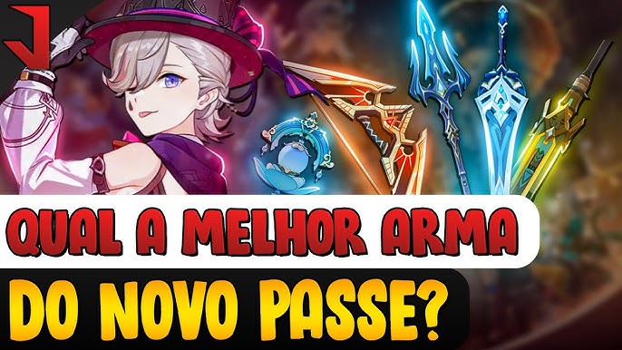 furro on X: [ Genshin ] Em quem usar todos os novos artefatos, armas do  novo passe de batalha & armas forjáveis no ferreiro de Fontaine; 🧶 •  Artefatos; Conjunto ideal para