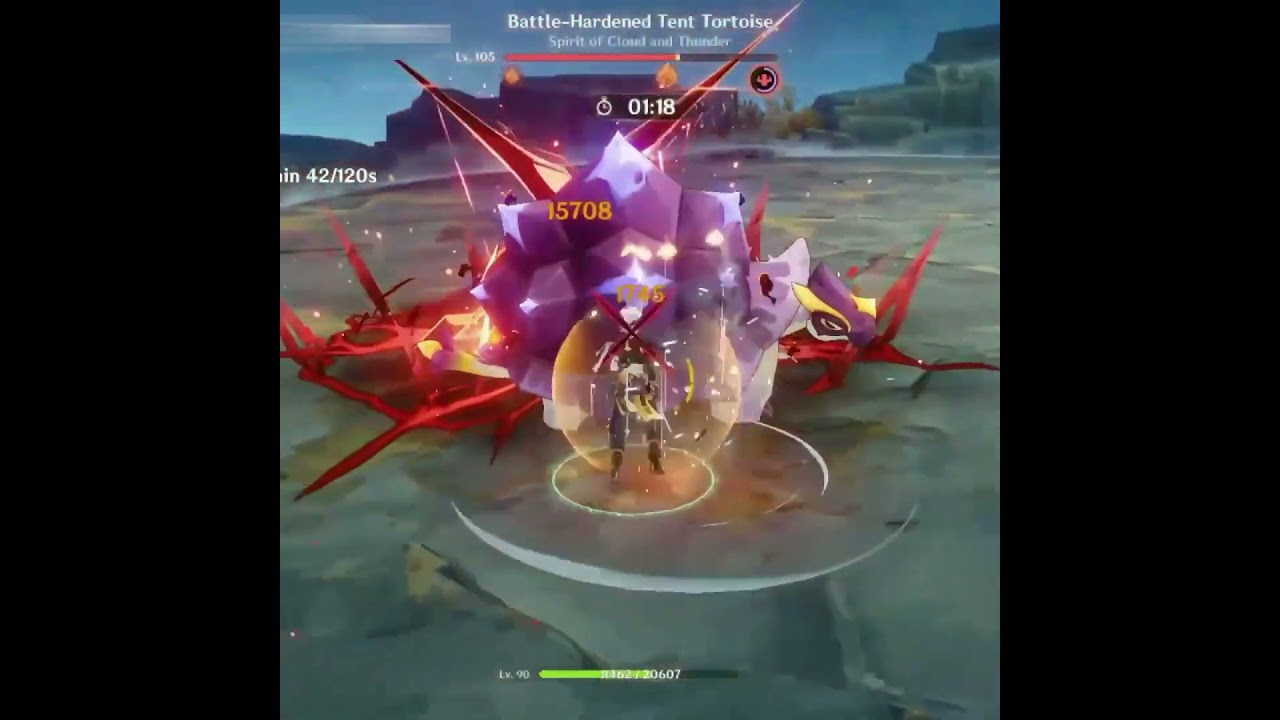 C0 Arlecchino vs Lv.105 Tortoise | Stygian Onslaught 5.8