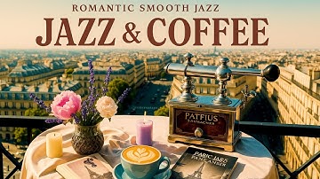 Jazz Cafe Music 4K ☕ Romantic Smooth Jazz Piano with Latte Art - Instrumental Piano Music for Relax