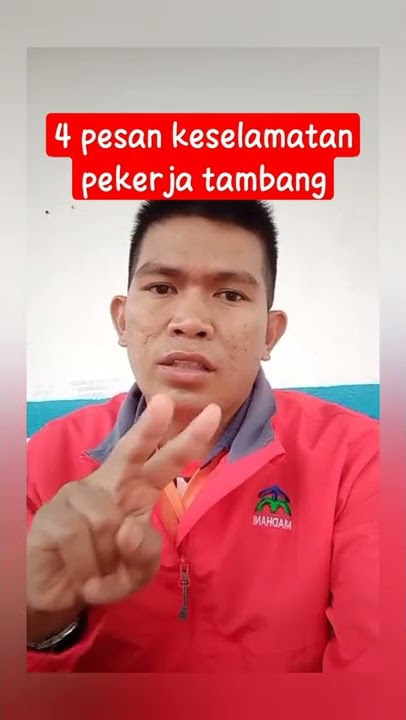 4 pesan keselamatan pekerja tambang