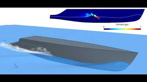 CFD Simulation of an underwater yacht exhaust with STAR-CCM+