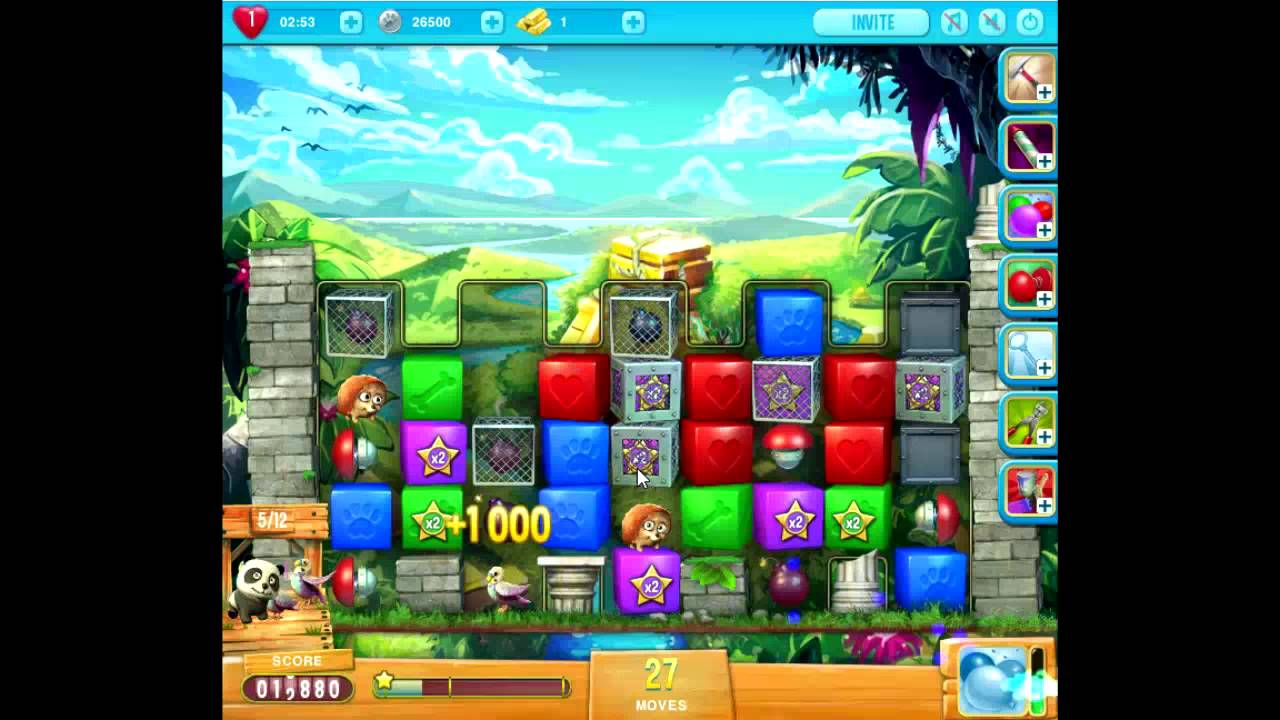 Pet Rescue Saga level 717 no hammers 😈 ►TOBIAS DEAMON◄