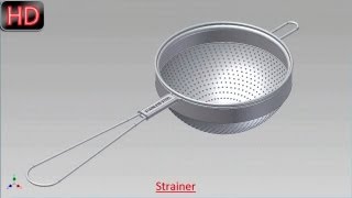 Strainer || Autodesk Inventor Tutorial