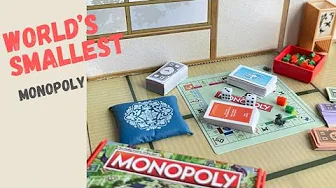 The World Smallest Monopoly | Board Game | Miniatures | Super Impulse | Hasbro The World Smallest Monopoly | Board Game | Miniatures | Super Impulse | Hasbro