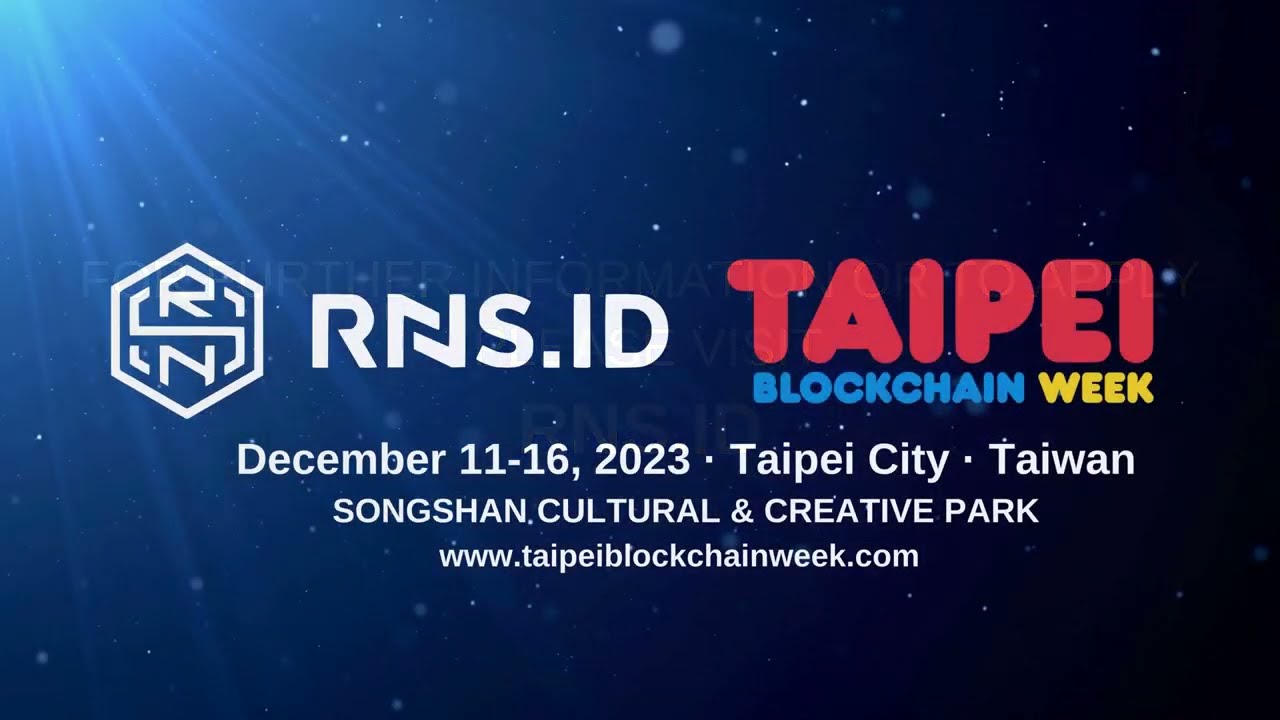 Revolutionizing Digital Identity: RNS.ID at Taipei Blockchain Week 2023 |  Palau Digital Residency