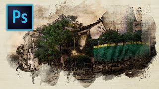 How to Create a Watercolor Painting Effect with Photoshop - Photoshop Tutorial screenshot 4