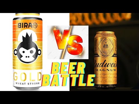 BUDWEISER MAGNUM V/S BIRA GOLD BEER || 34 minute vlog