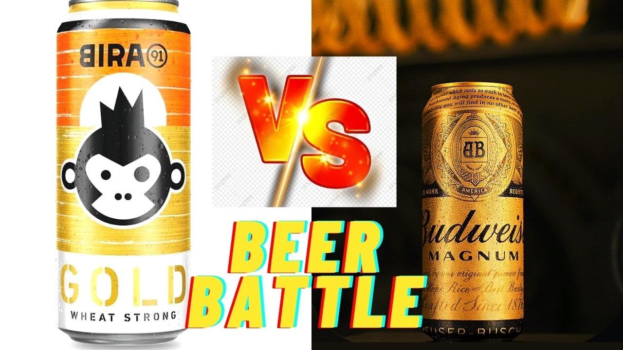BUDWEISER MAGNUM V/S BIRA GOLD BEER 34 minute vlog YouTube
