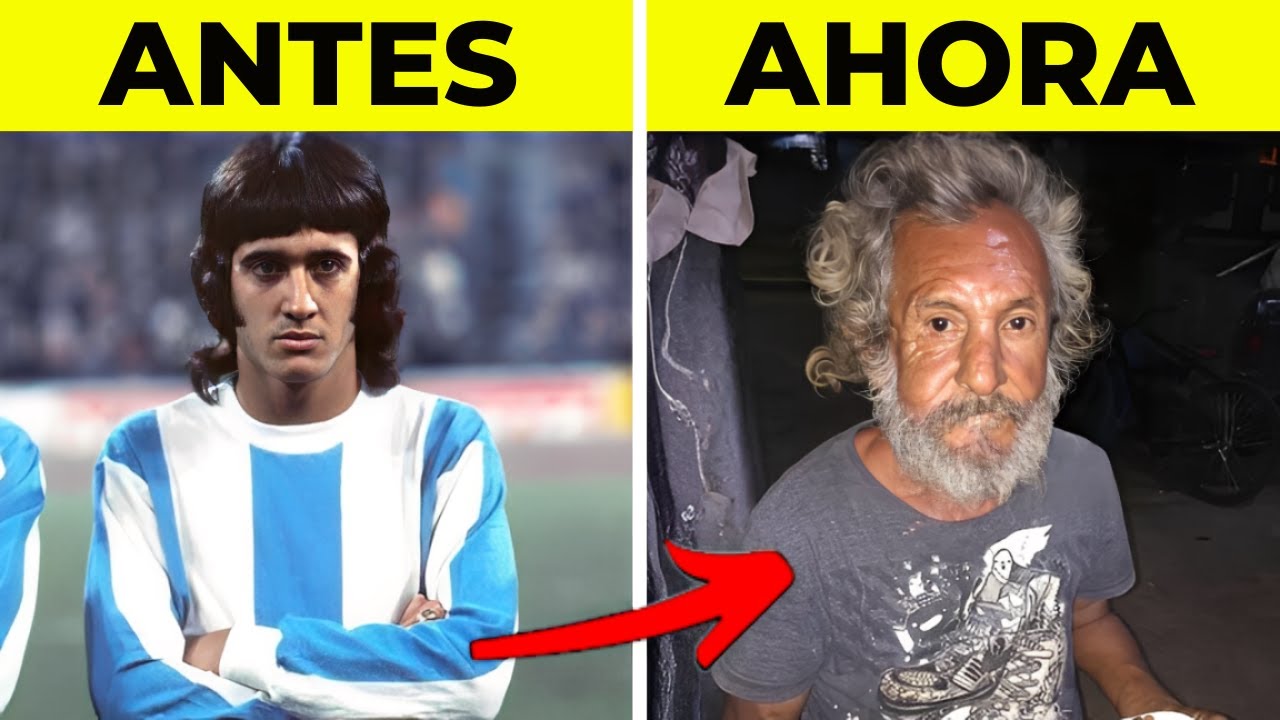 50 Jugadores Argentinos de los Años 70s | Antes y Después