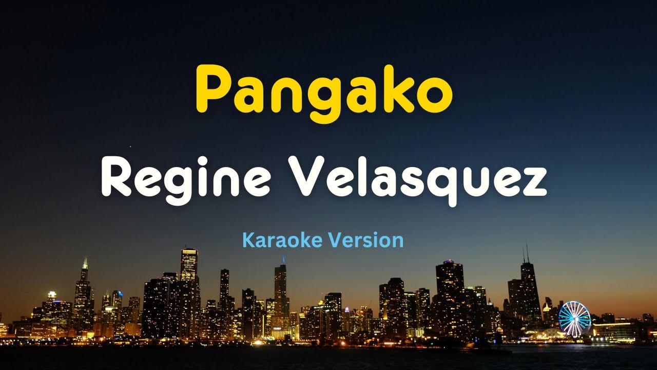 Pangako (Karaoke Version) – Regine Velasquez | OPM Karaoke with Lyrics