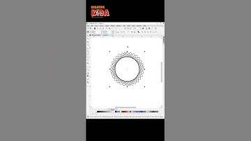 How to create mandala art using Repeater tool in coral draw | CORAL DRAW | #05
