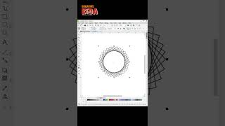 How to create mandala art using Repeater tool in coral draw | CORAL DRAW | #05