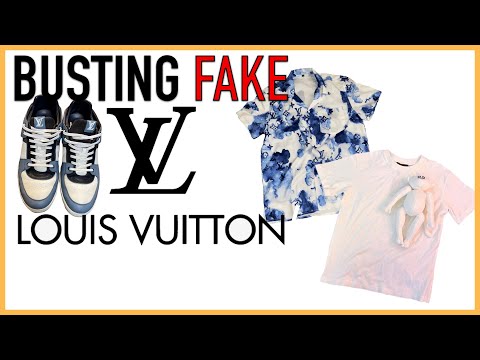 REAL vs. FAKE LOUIS VUITTON on Mercari