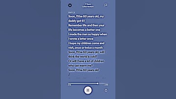 Thumbnail of 7 years - Lukas Graham // follow for more lyrics #7years #lukasgraham #lyrics #slyrics26 #music
