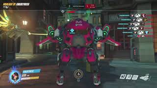 D.VA Quintuple Team Kill (Competitive)