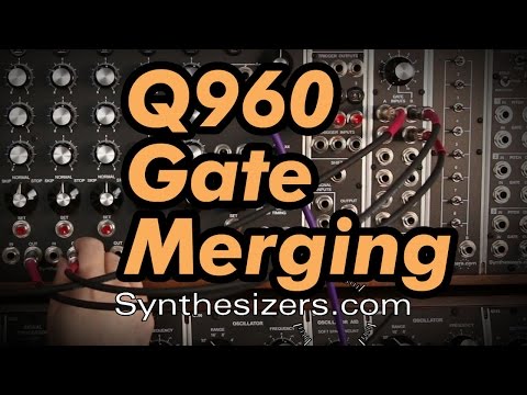Q960 Sequencer GATE MERGING tutorial - Synthesizers.com