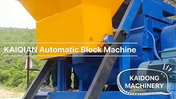 kaidong/KAIQIAN QT12-15 QT10-15 AUTOMATIC BLOCK MAKING MACHINE