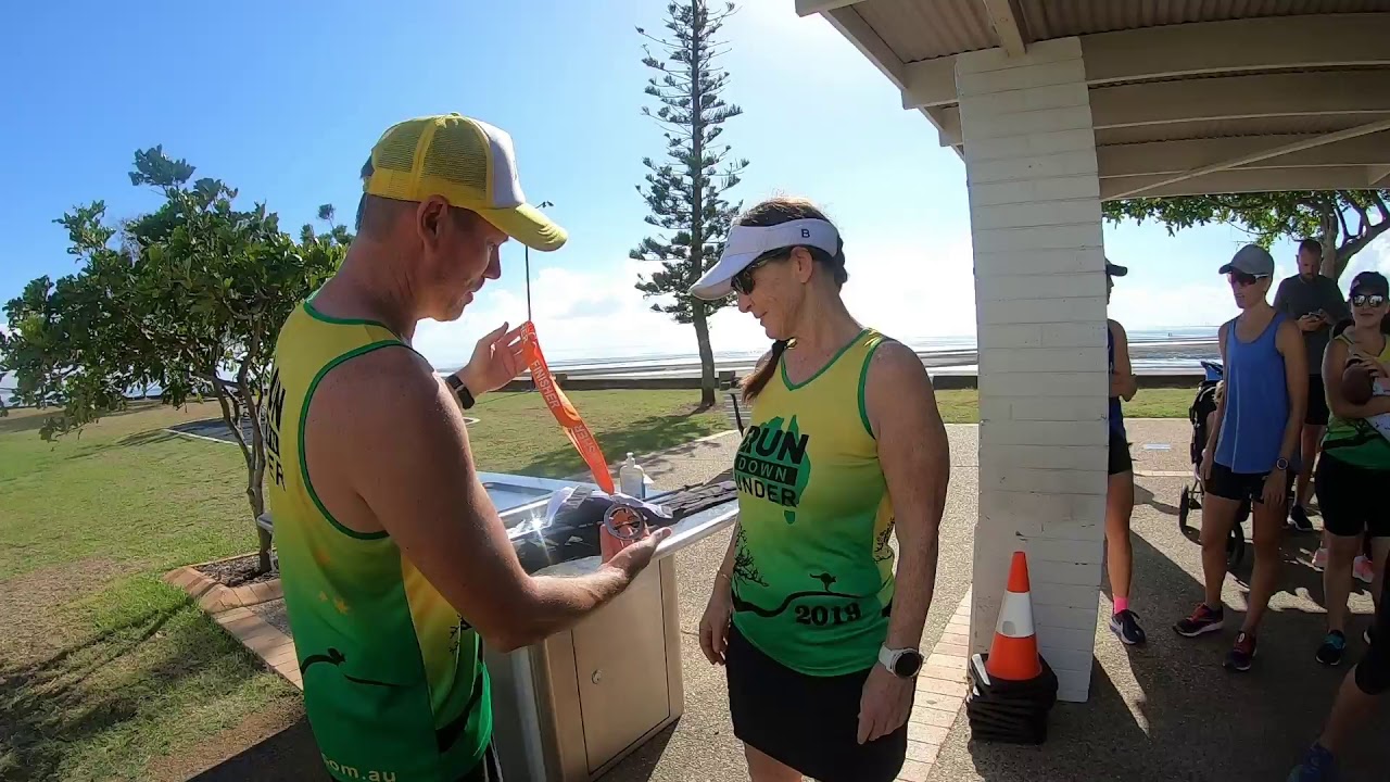 Sandi Finishes Run Down Under