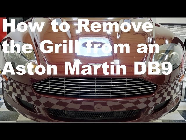 How to Remove the Grill from an Aston Martin DB9 - YouTube