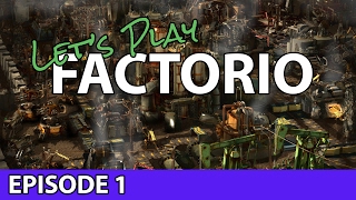 Let's Play Factorio - Ep 1 - Automation Basics - Gameplay commentary