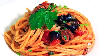 How To Make Pasta Puttanesca (the easiest pasta puttanesca recipe!)