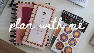 how did i end up here! | skinny classic happy planner flip + new planner setup | fortheplannergirls