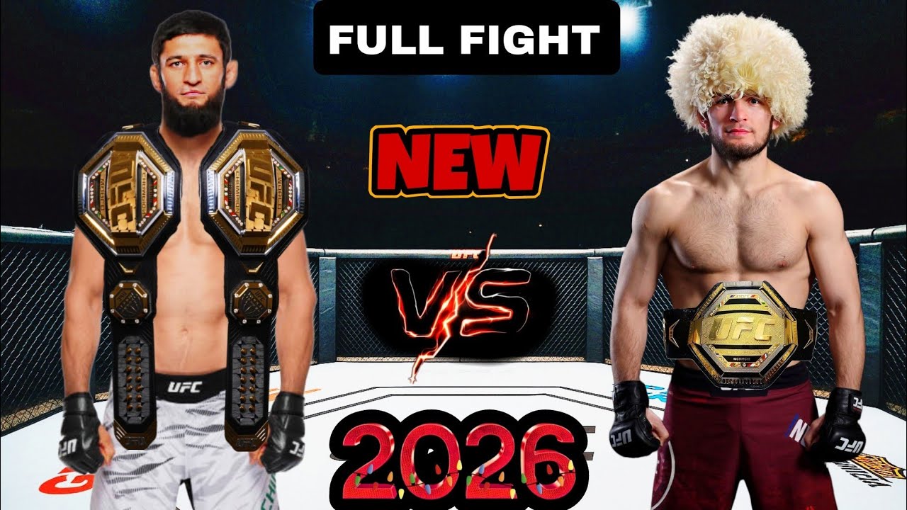 [ UFC ] Khamzat chimaev vs. Khabib  - A fight between two undefeated champions.