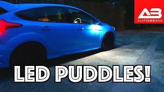 NEW AUTOBEAM PERFORMANCE LED PUDDLE INSTALL! | FOCUS RS