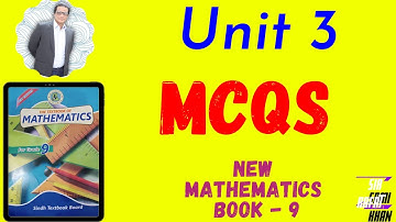 Unit 3 - MCQS - Algebraic Expression Class 9 New Mathematics book