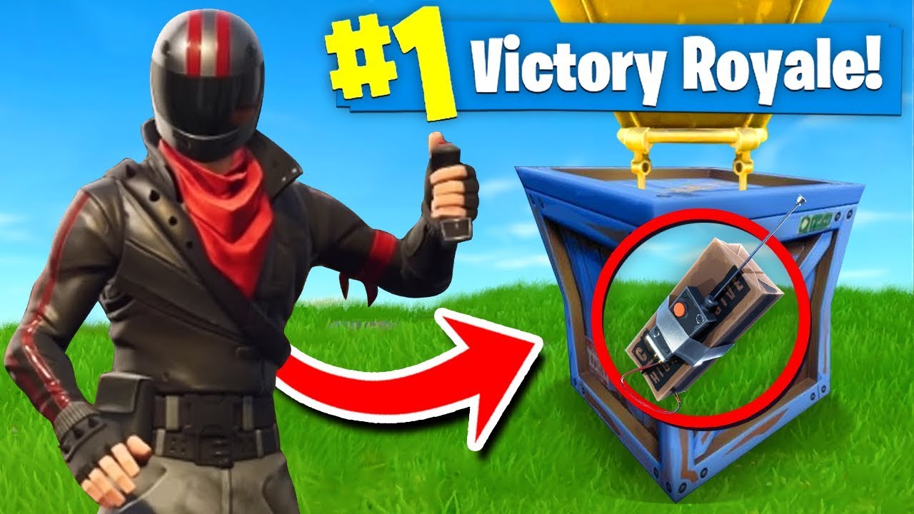 TROLLING With *NEW* REMOTE EXPLOSIVES In Fortnite Battle Royale