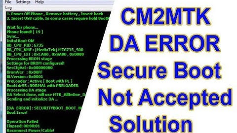 security boot error cm2 fix | huawei cun l21 security boot not accepted error  fix with da file
