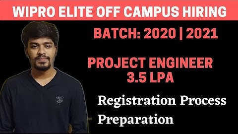 Wipro Off Campus Recruitment 2020 2021 Batch | Elite NLTH | BiNaRiEs