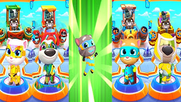 Talking Tom Hero Dash- Discover All The Heroes - Colours Reaction - Gameplay Android, ios