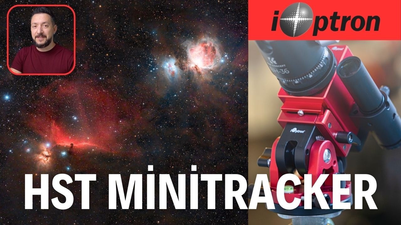 Astroinseguitore iOptron HST MiniTracker: dalla Via Lattea all'astrofotografia di Luna e nebulose