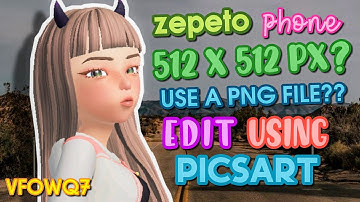 How to Create a Clothing in Zepeto using phone in PICSART | Zepeto Studio 2D Design | VFOWQ7