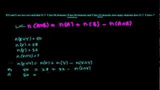 Union of Sets Exercise - Set Theory Tutorials