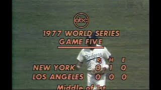 1977 World Series Yankees vs Dodgers Game 5