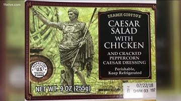 Salads and wraps from Trader Joe